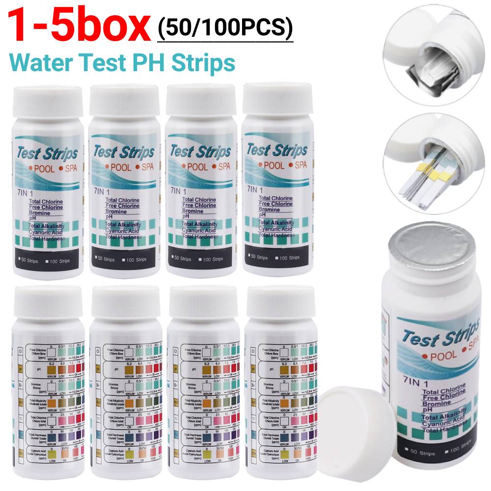 Aquarium Fish Accessories - 50/100 szt. Paski testowe PH 7