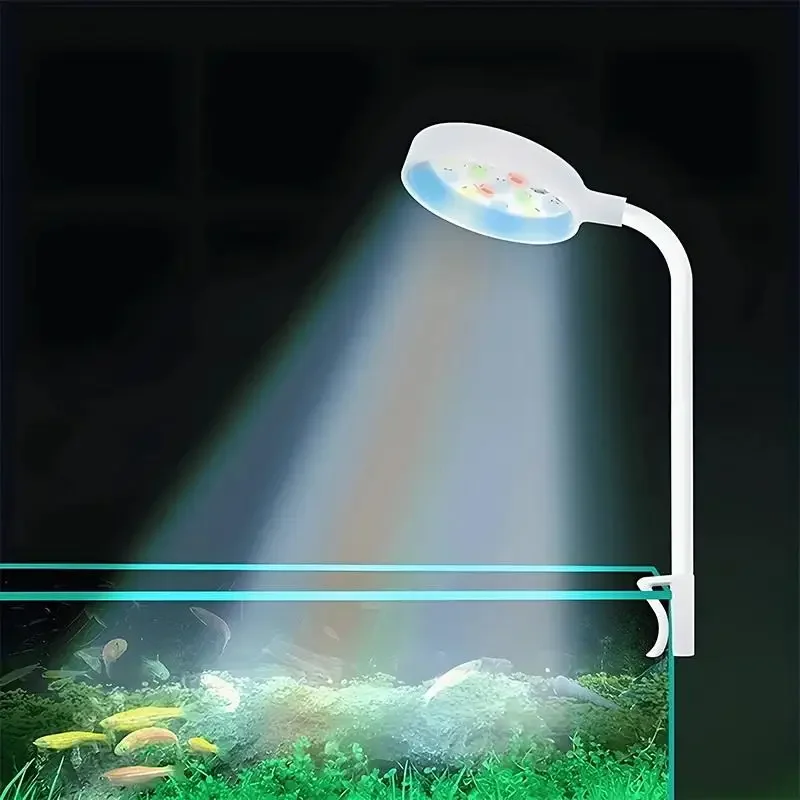 Aquarium Fish Accessories - Lampa akwariowa z adapterem LED, lampka
