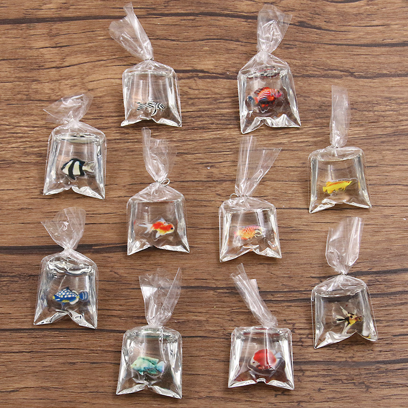 Aquarium Fish Colorful - Realistyczne zawieszki z żywicy w kształcie