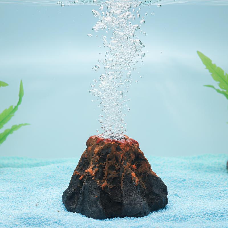 Aquarium Fish Tank Price - Kamień napowietrzający w kształcie wulkanu do