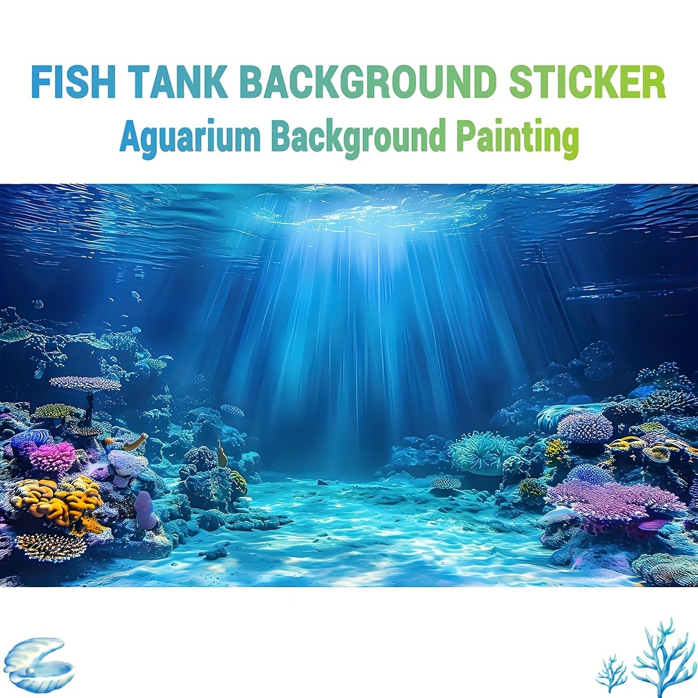 Aquarium Fish Wallpaper - Tapeta do akwarium, naklejka na akwarium,