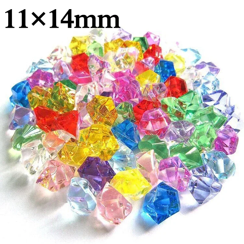 Aquarium Fish Colorful - 200 sztuk akrylowy klejnot kamień kolorowe