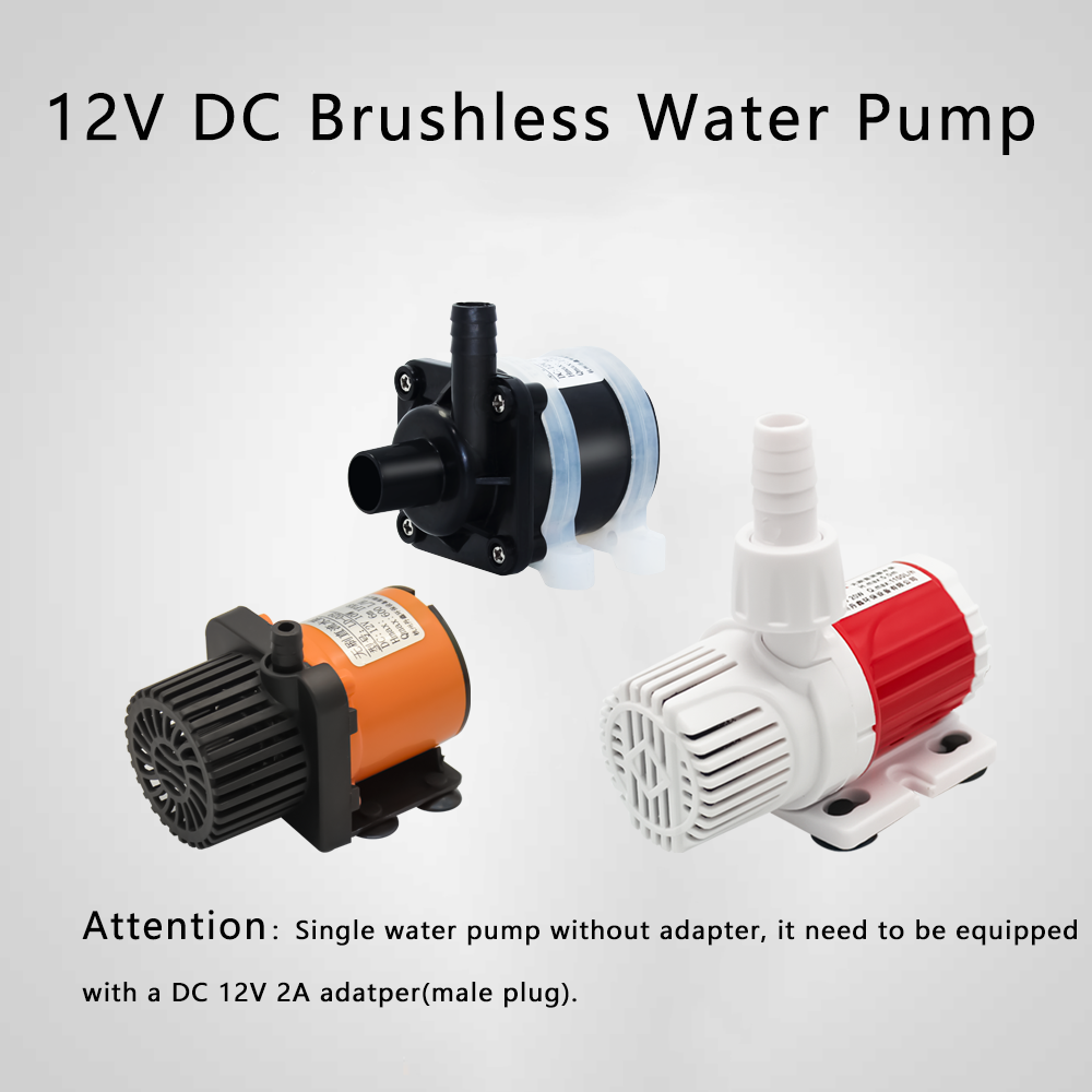 Aquarium Fish Accessories - Bezszczotkowa mała pompa głębinowa 12 V