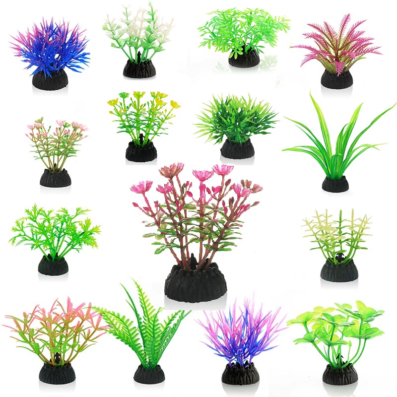 Aquarium Fish Tank Price - Symulacja Sztuczne rośliny PVC Podwodna woda