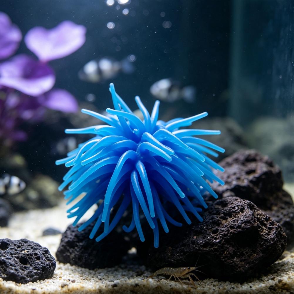 Realistyczna, niebieska ozdoba – Aquarium Fish Accessories recenzja i cena