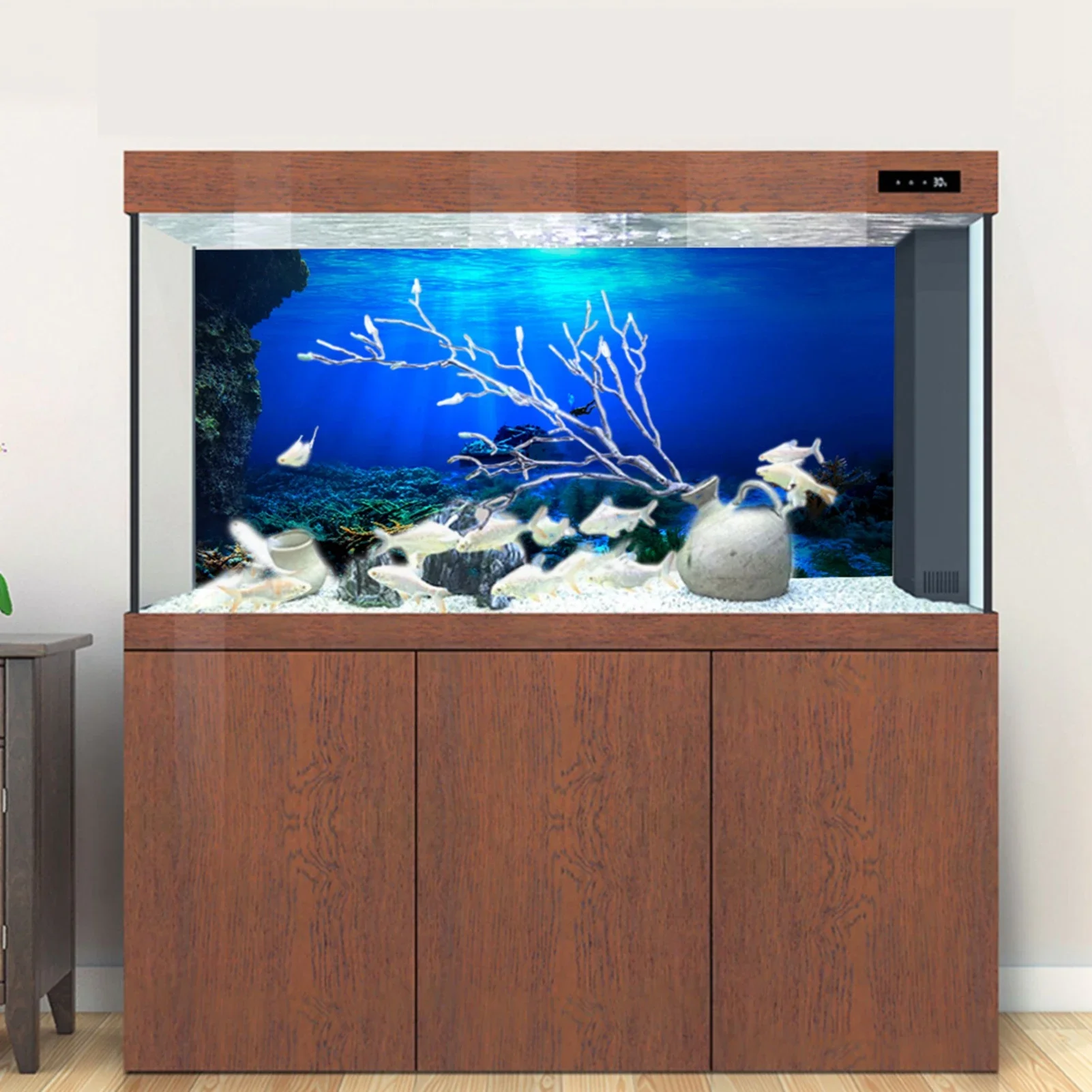 Tło akwarium plakat z motywem  – Aquarium Fish Wallpaper recenzja i cena