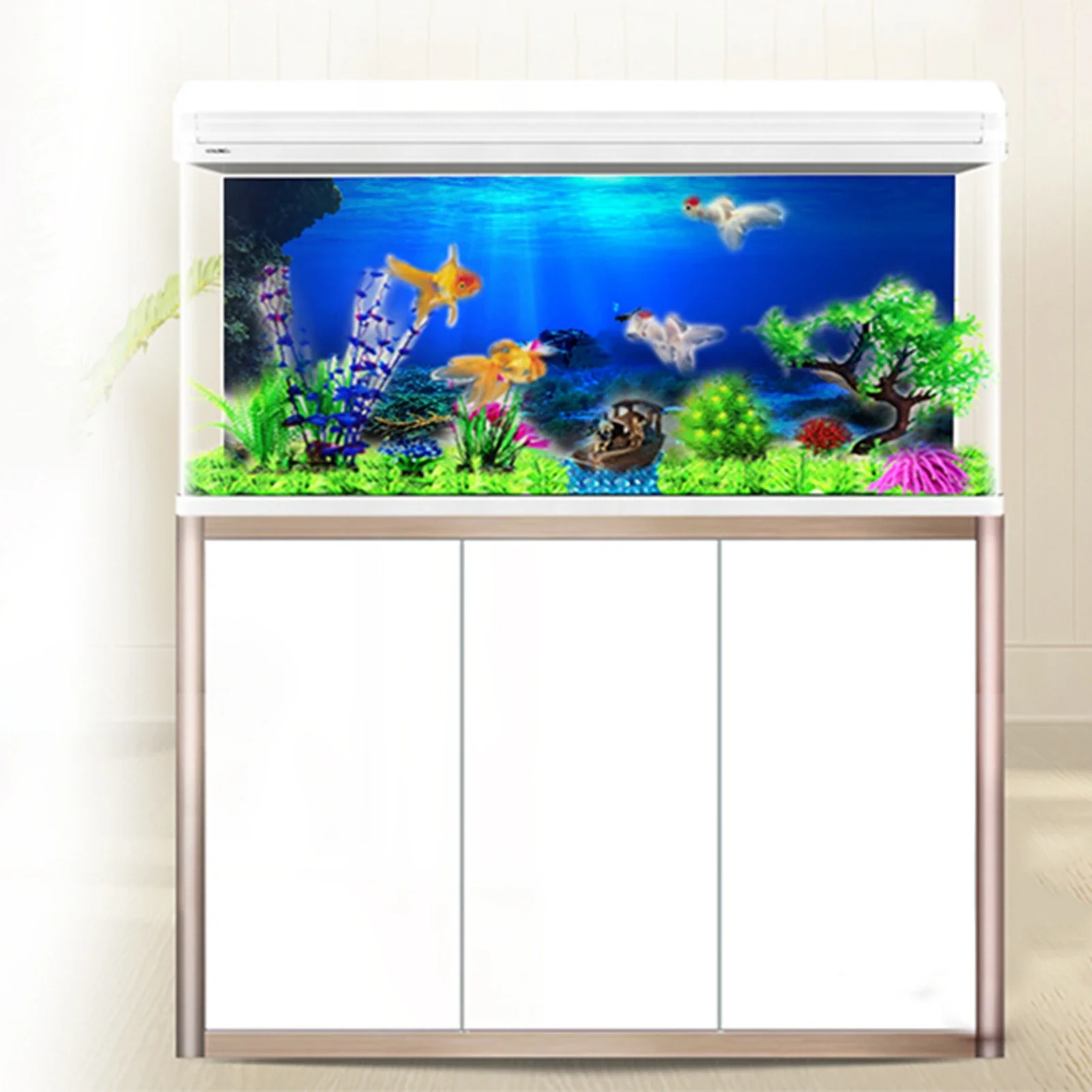 Tło akwarium plakat z motywem  – Aquarium Fish Wallpaper recenzja i cena