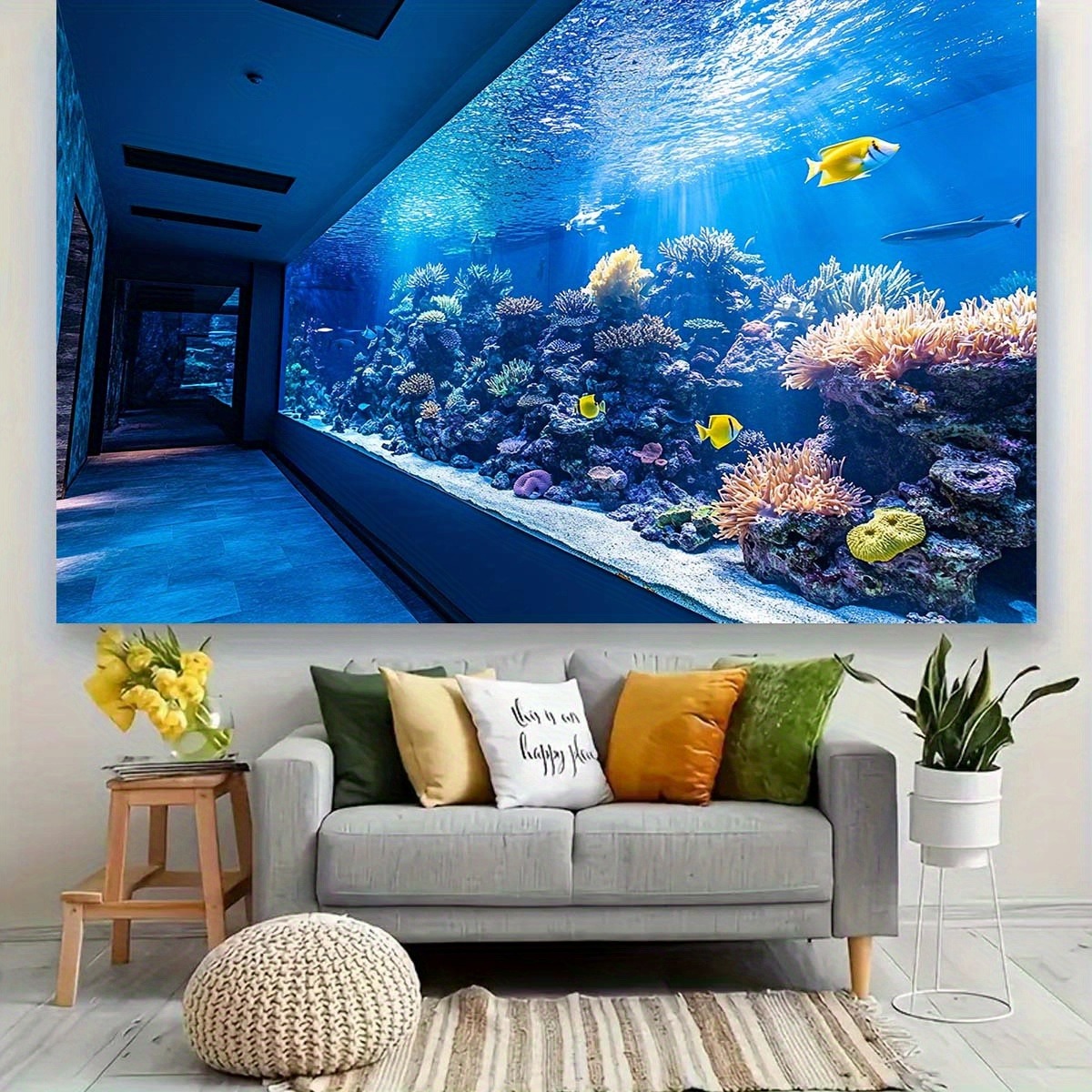 Żywa gobelina z motywem akwari – Aquarium Fish Colorful recenzja i cena