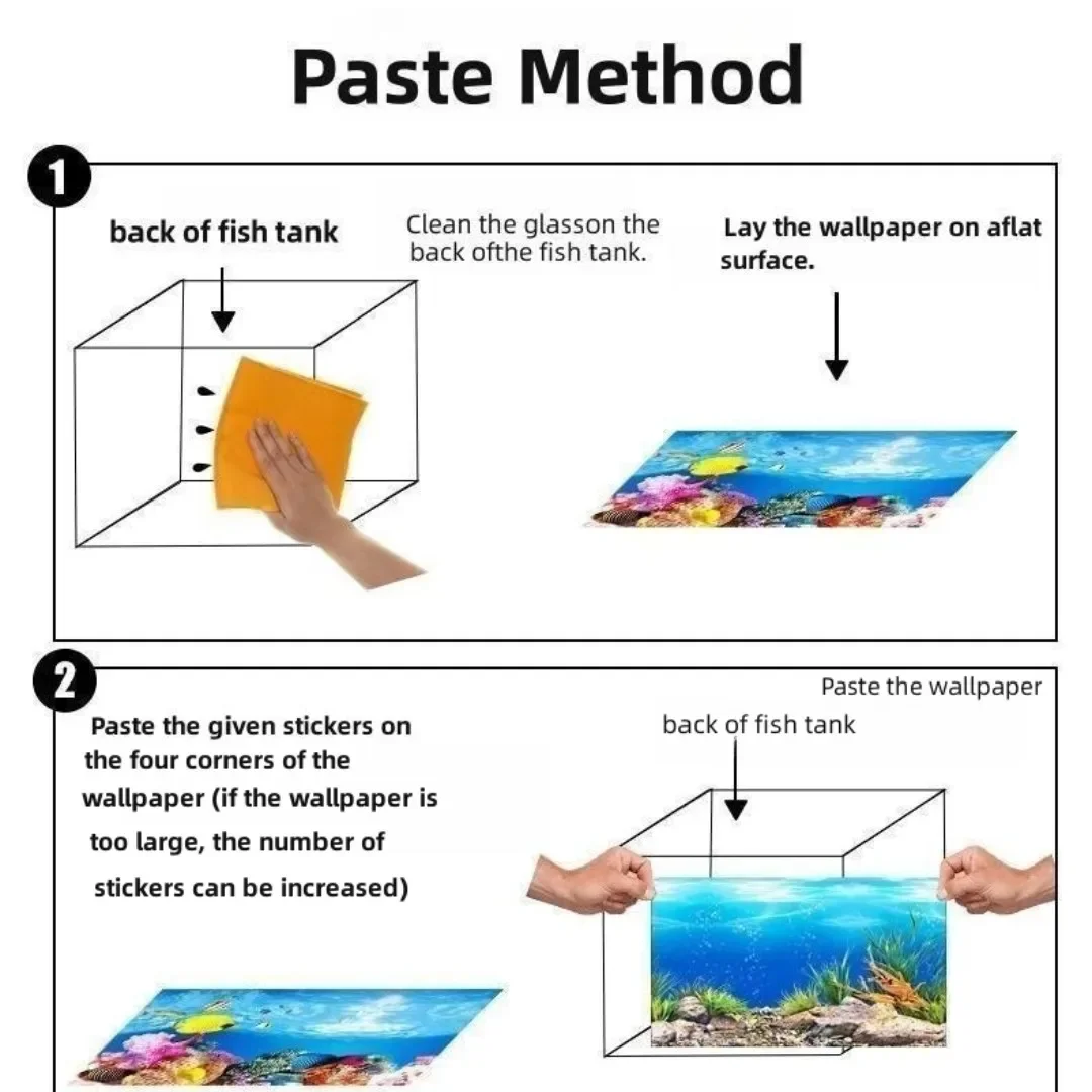 Tło Akwarium 3D Naklejka Plaka – Aquarium Fish Tank Price recenzja i cena