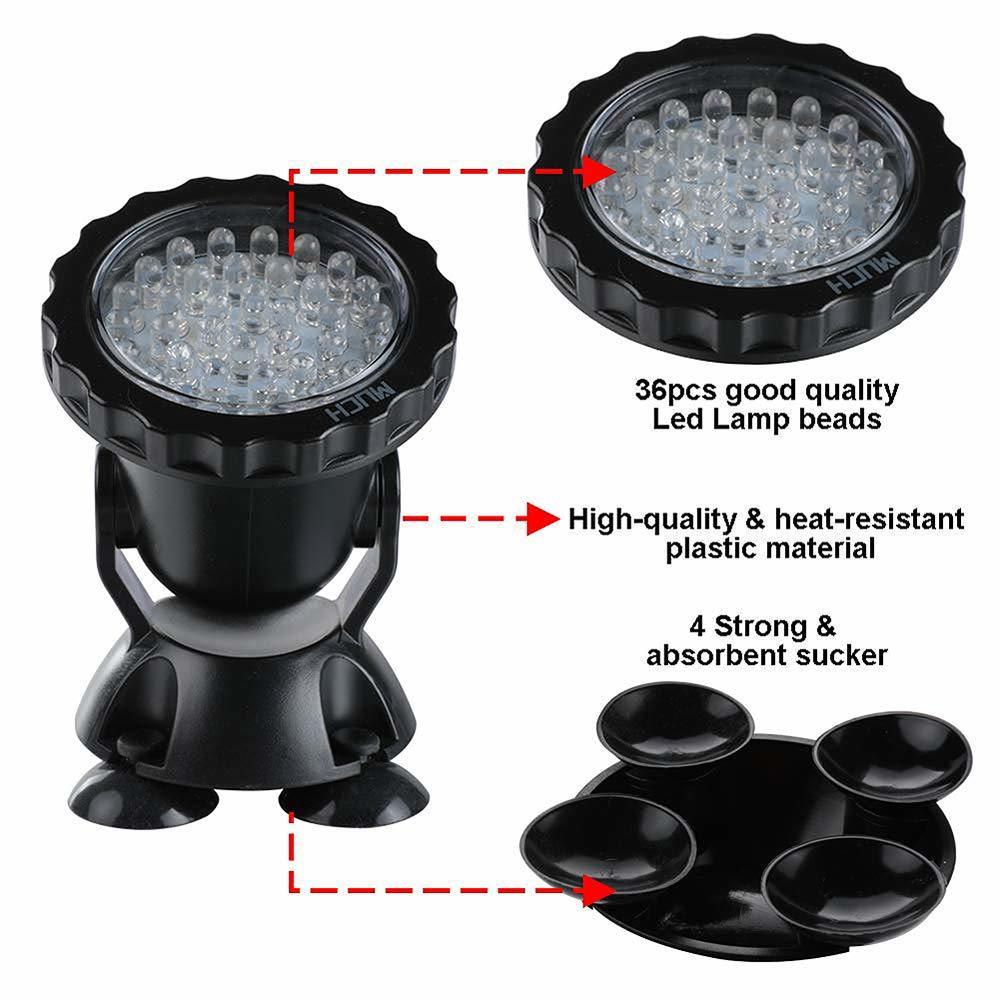 Zatapialna lampa do stawu 12 V – Aquarium Fish Colorful recenzja i cena