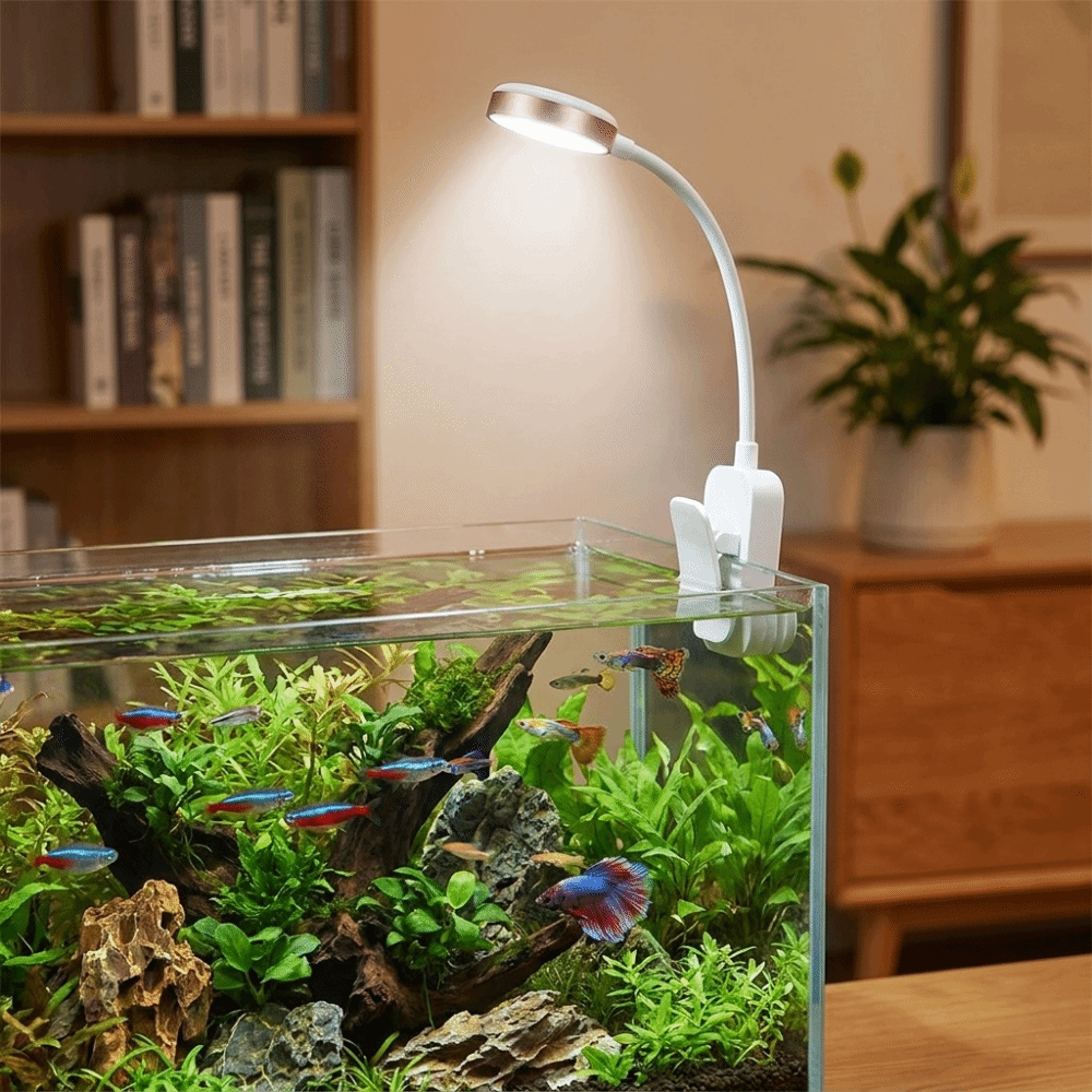360 °   Obrotowa lampa z klips – Aquarium Fish Colorful recenzja i cena