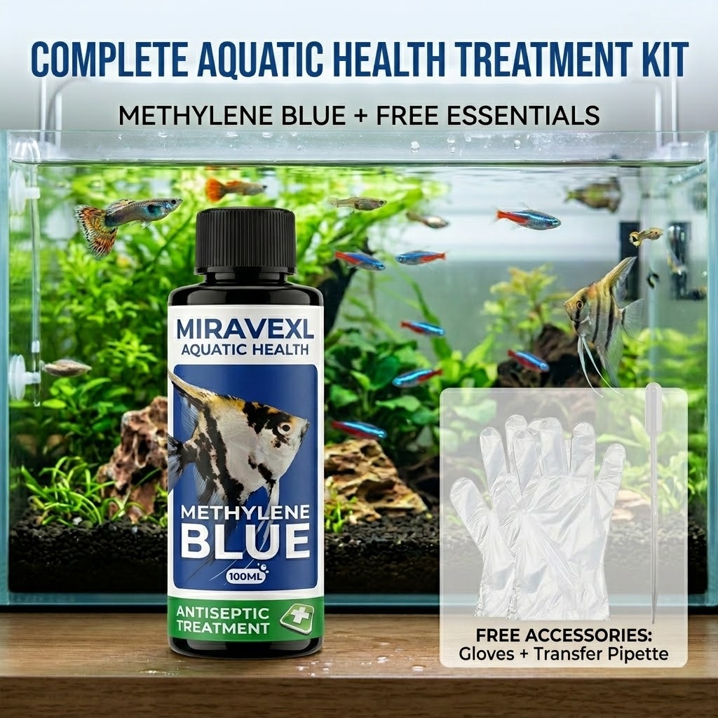 MIRAVEXL 100ml Niebieski Metyl – Aquarium Fish Parasites recenzja i cena