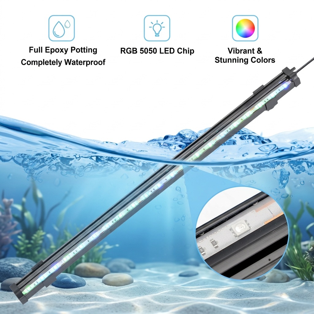 USB LED Lampa do Akwarium z Ef – Aquarium Fish Colorful recenzja i cena